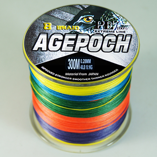8strands Agepoch Brand Braid Fishing Line 300m