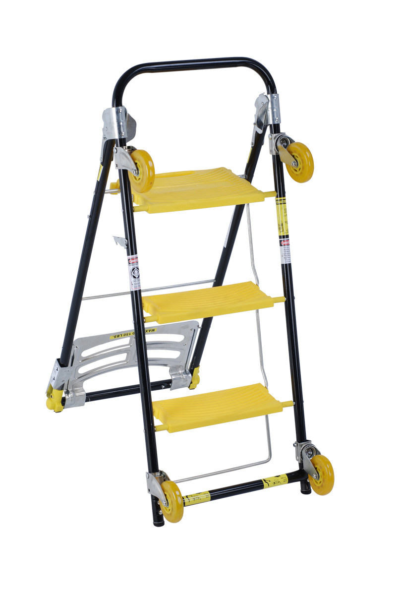 3 Steps Steel Multi-Purpose Ladder Trolley