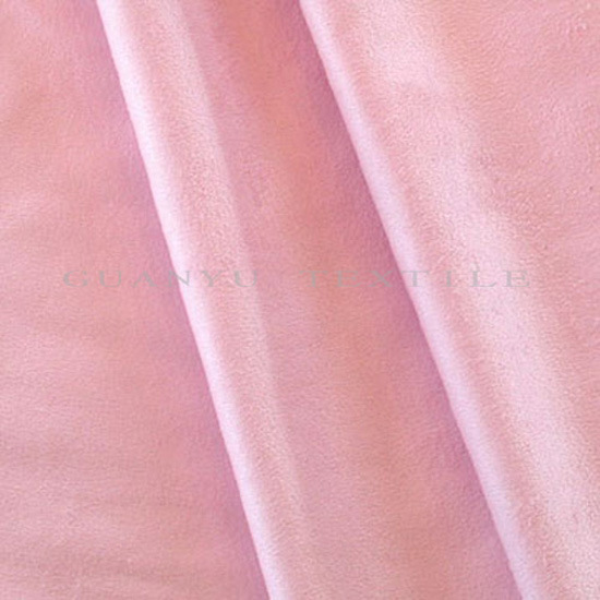 Home Decoration Polyester Suede Fabric for Sofa and Curtain
