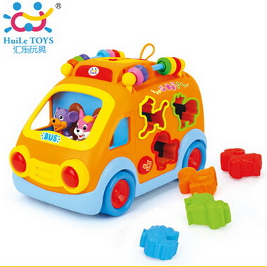 Huile Electrical Educational Toys Bus