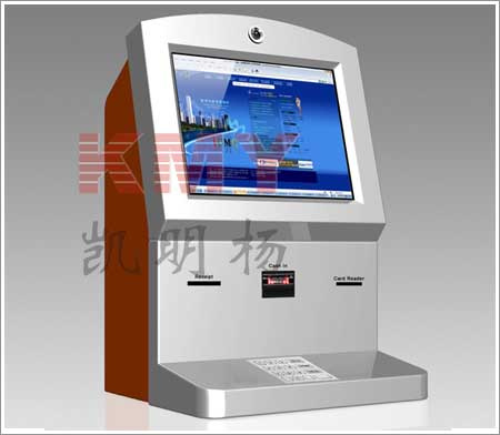 Touchscreen Healthcare Information Kiosk with Card Reader