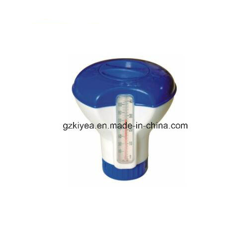 Swimming Pool Chemical Dispenser with Thermometer