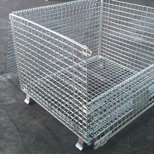 Wire Mesh Pallet Shelving Container