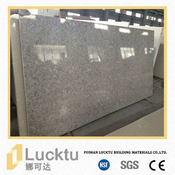 High Strength Corrosion Resistance Artificia Quartz Stone Slab (LUCK7001)