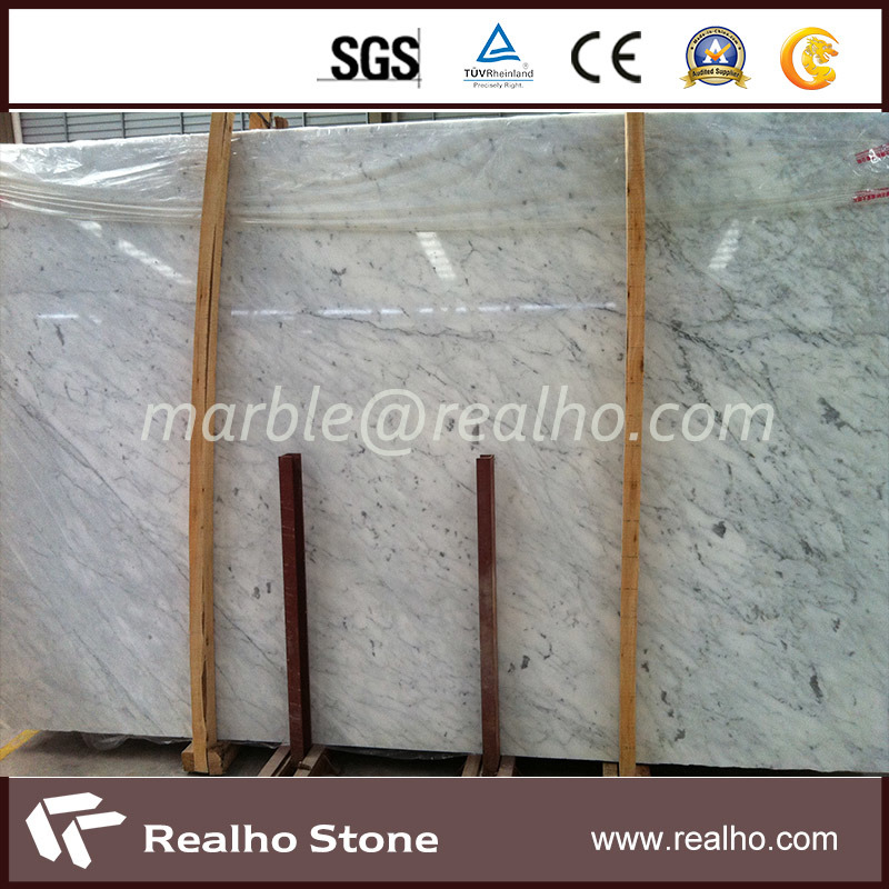 Carrara White Marble Slab Tile Building Material for Wall/Floor
