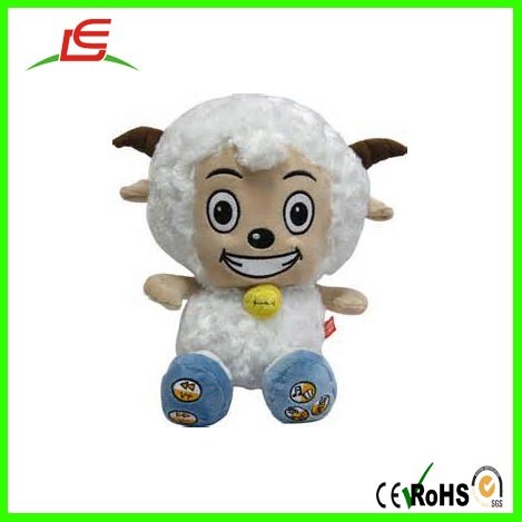 Cute Stuffed Plush Cartoon Pleasant Goat Toy