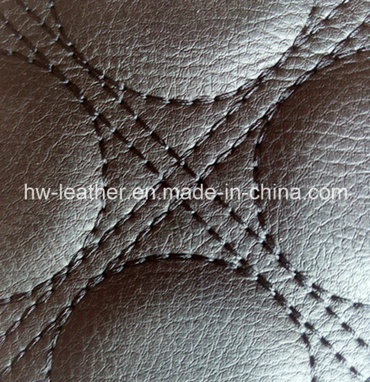 Microfiber PU Leather for Car Seat (HW-1663)