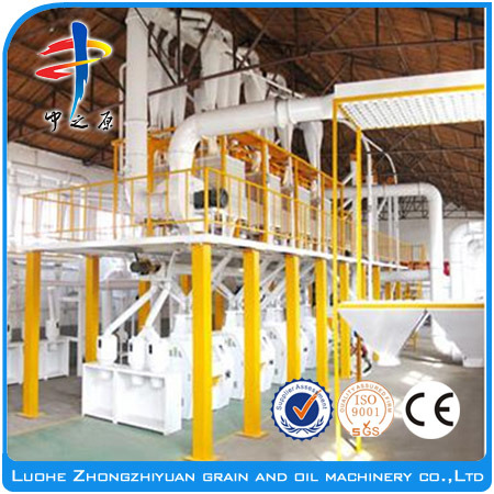 European Standard Fully Automatic 40t - 2400t/24h Flour Mill
