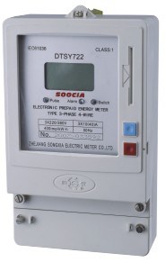 Three-Phase Electric Energy Pre Payment Time-Sharing Energy Meter