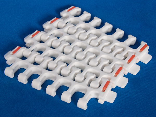Radius Flush Grid 2400A, Plastic Modular Radius Belts