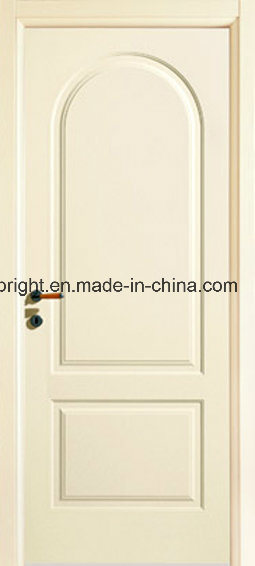 Radius Top Decorative Carved Panel Craftsman Wood Door