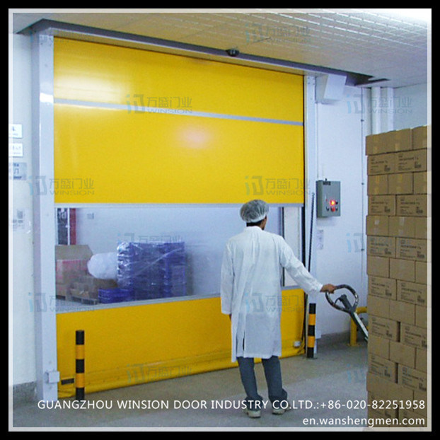 Warshop Made in China Hgih Speed Rolling Automatic Door