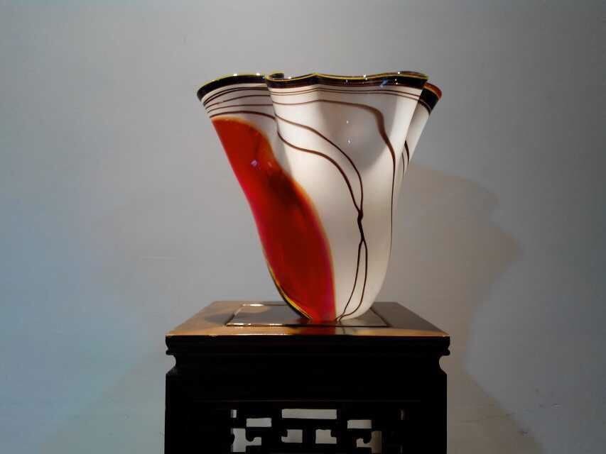 Azure Stone Vase Decoration with Superior Quality
