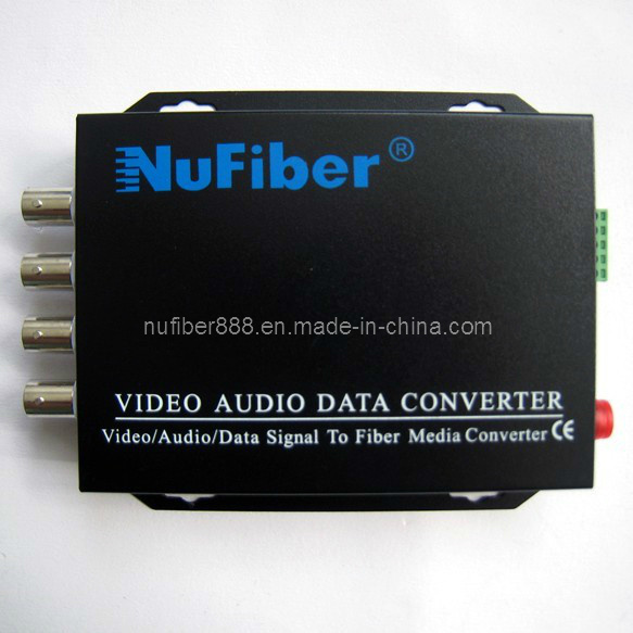 4-Channel Digitally Encoded Video with 1 Reverse Data Transceiver