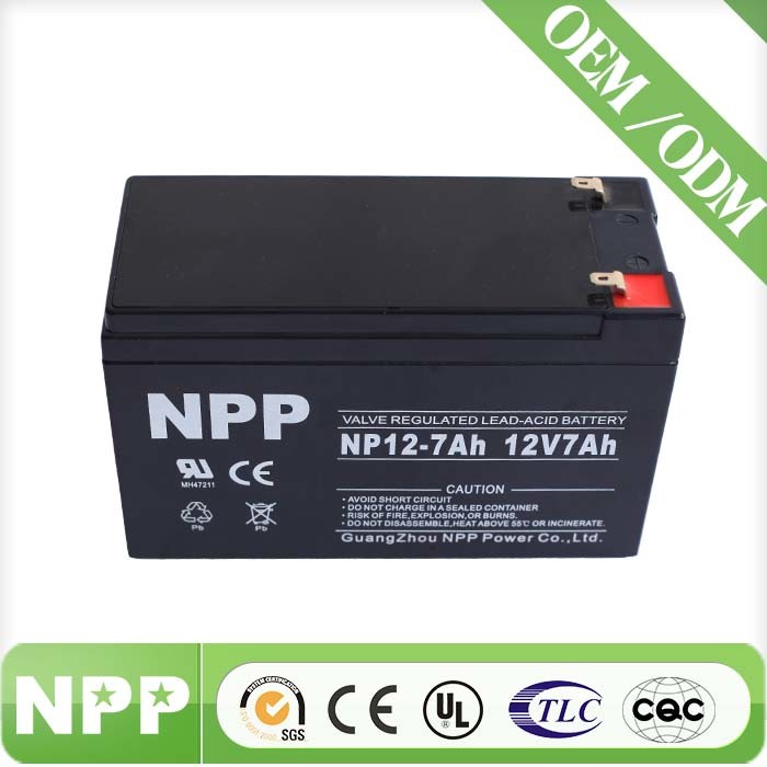 SLA Rechargeable Alarm System Battery (12V7ah)