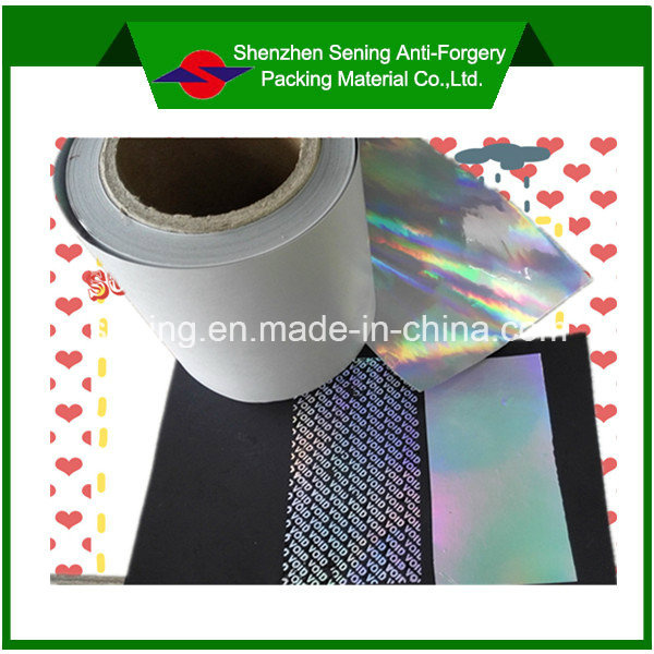 Laser Void Tamper Evident Label Material