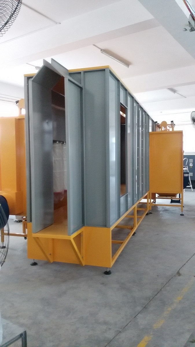Through Type Powder Coating Machine