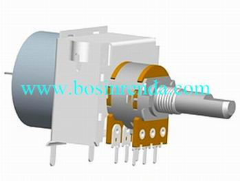 Rotary Potentiometer with Motor for Audio Equipment (RM1610)