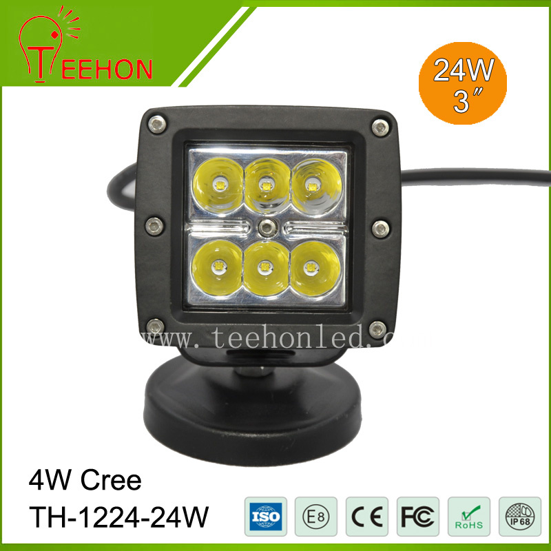 24W ATV SUV Jeep Newest Design LED Work Light