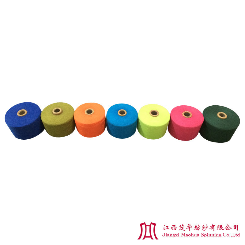 Color Cotton Polyester Carded Yarn (0-10)