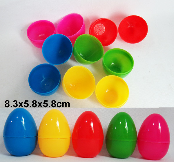 New Plastic Empty Easter Surprise Egg Capsule Toy for Vending Machine