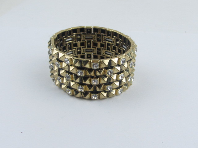Alloy Bangle with Gold Plating