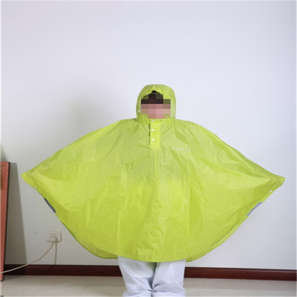 Polyester Embossed Allover Poncho for Adult