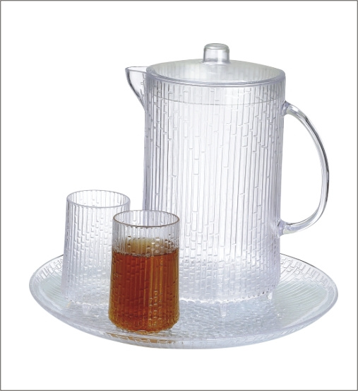 Plastic Frozen Juice Pitcher With Cups (NR-3167)