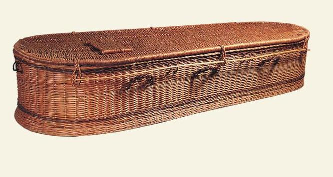 Wicker Coffin