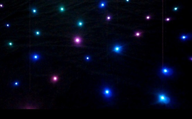 RGBW LED Fabric /LED Star Curtain Cloth /LED Star Cloth