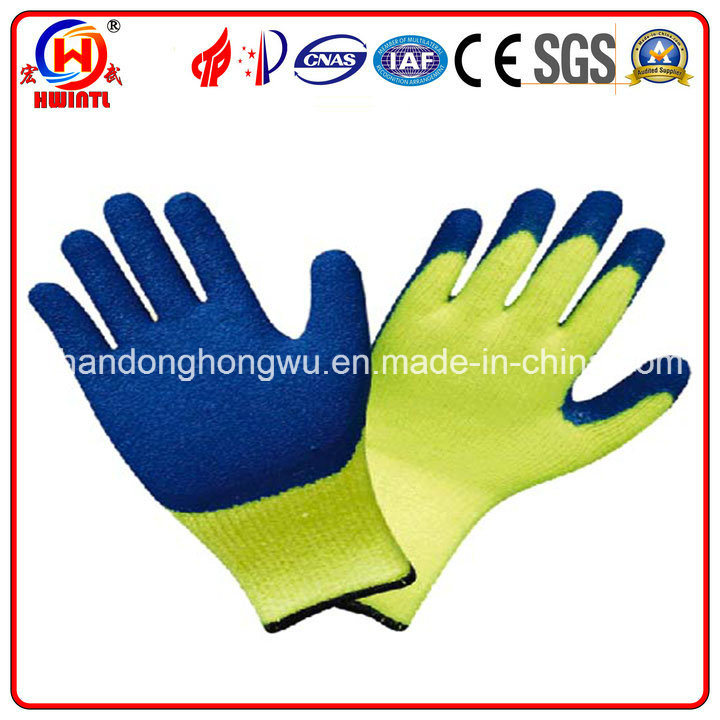 Protective Work String Knitted Latex Gloves