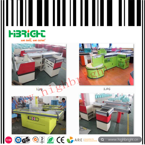Supermarket Checkout Counter with Motor and Belt