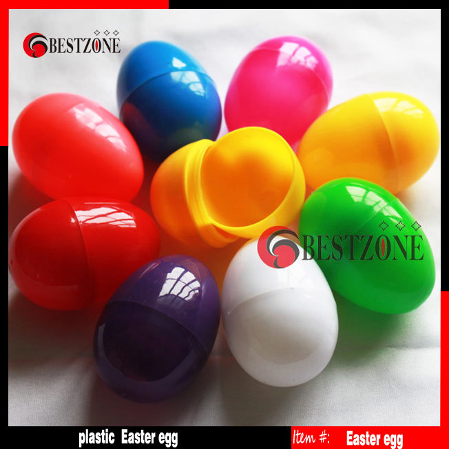 Solid Color Plastic Easter Eggs