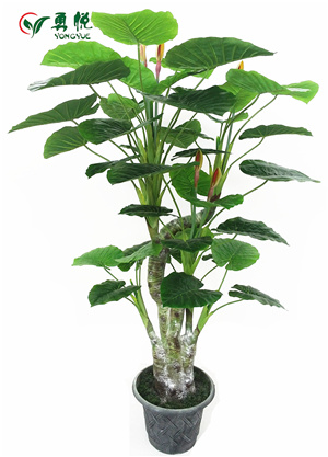 Yy-0733 Artificial Green Plant Philodendron 110cm in Factory Price for Home and Hotel Indoor Decoration
