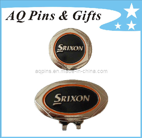 Soft Enamel Hat Clip with Ball Marker