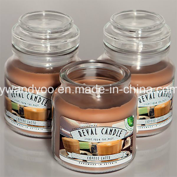 Scented Soy Candle in Glass Jar
