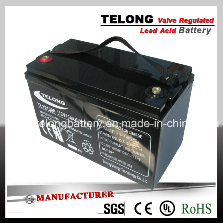 12V100ah Rechargeable Lead Acid Solar Power Battery