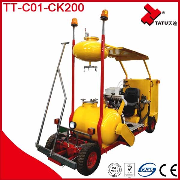 Driving Type Cold Paint Air Spraying Road Marking Machine