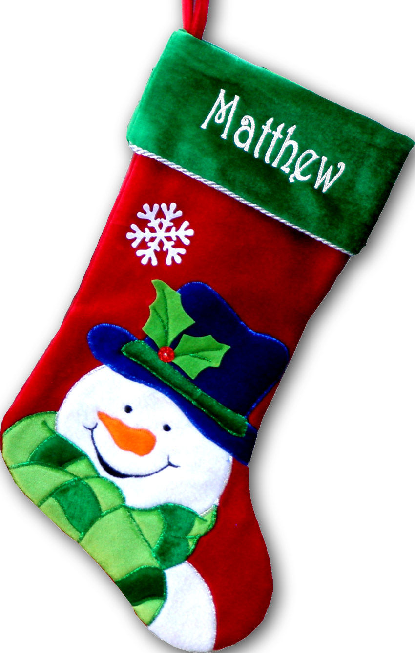 Cute Snowman Fashionable Christmas Stockings