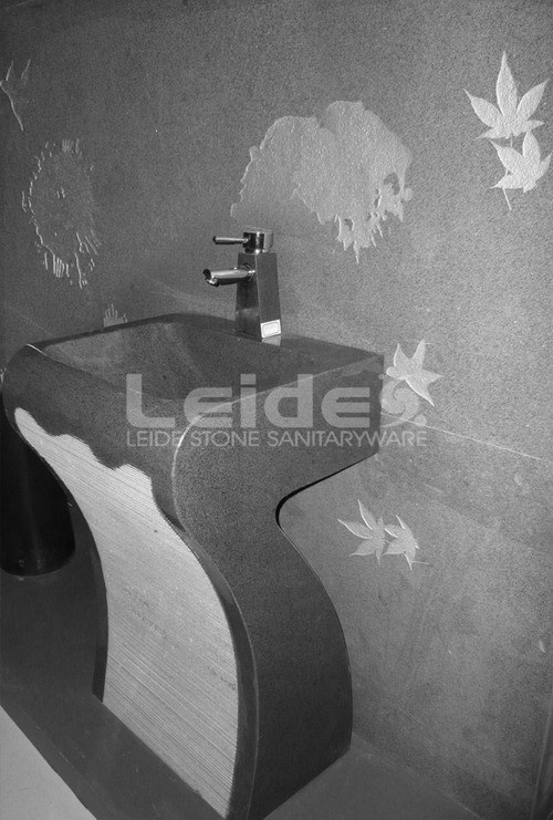 G654 Granite Seven Design Pedestal Sink (LD-F059)