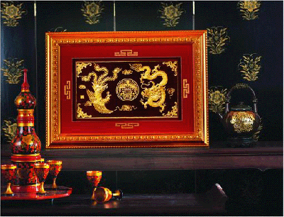 Two Dragons Playing