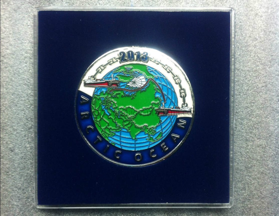 2013 Custom Challenge Coins Enamel Coin Coin Holder Souvenir Coins