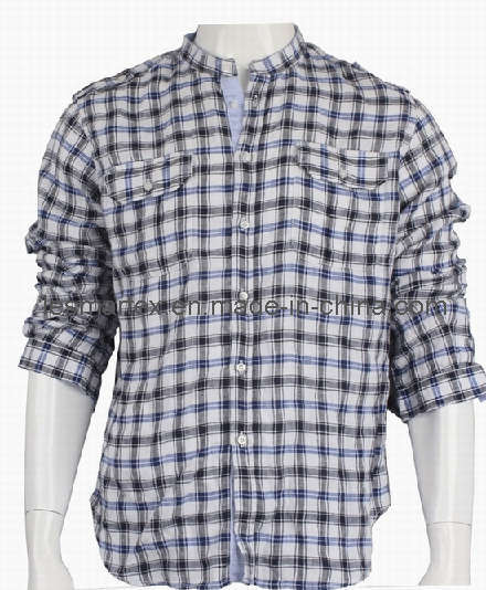 Men's Linen Shirt With Short Sleeves