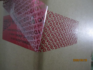 Self-Adhesive Security Label