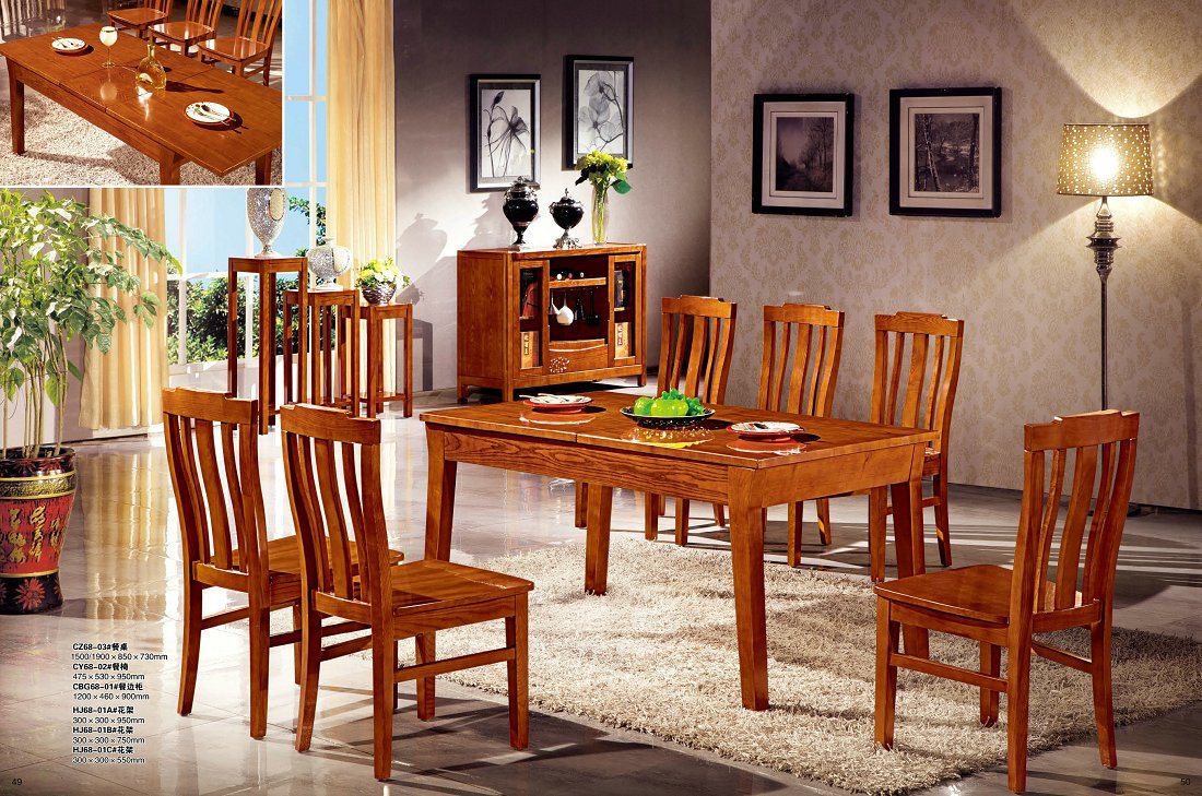 Dining Furniture Solid Wood Dining Table