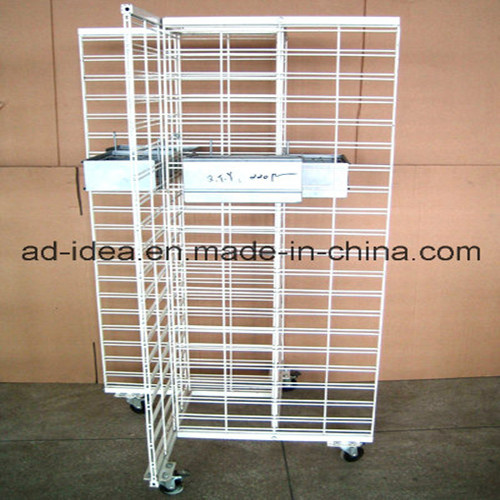 Rotatable Spinning Book Display/Exhibition Stand with Caster (WD016)