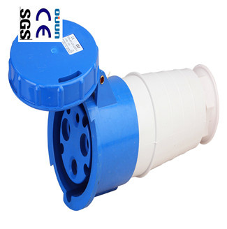 Industrial Connector (QJ-233) of IP67 63A 2p+E Plastic PA PP