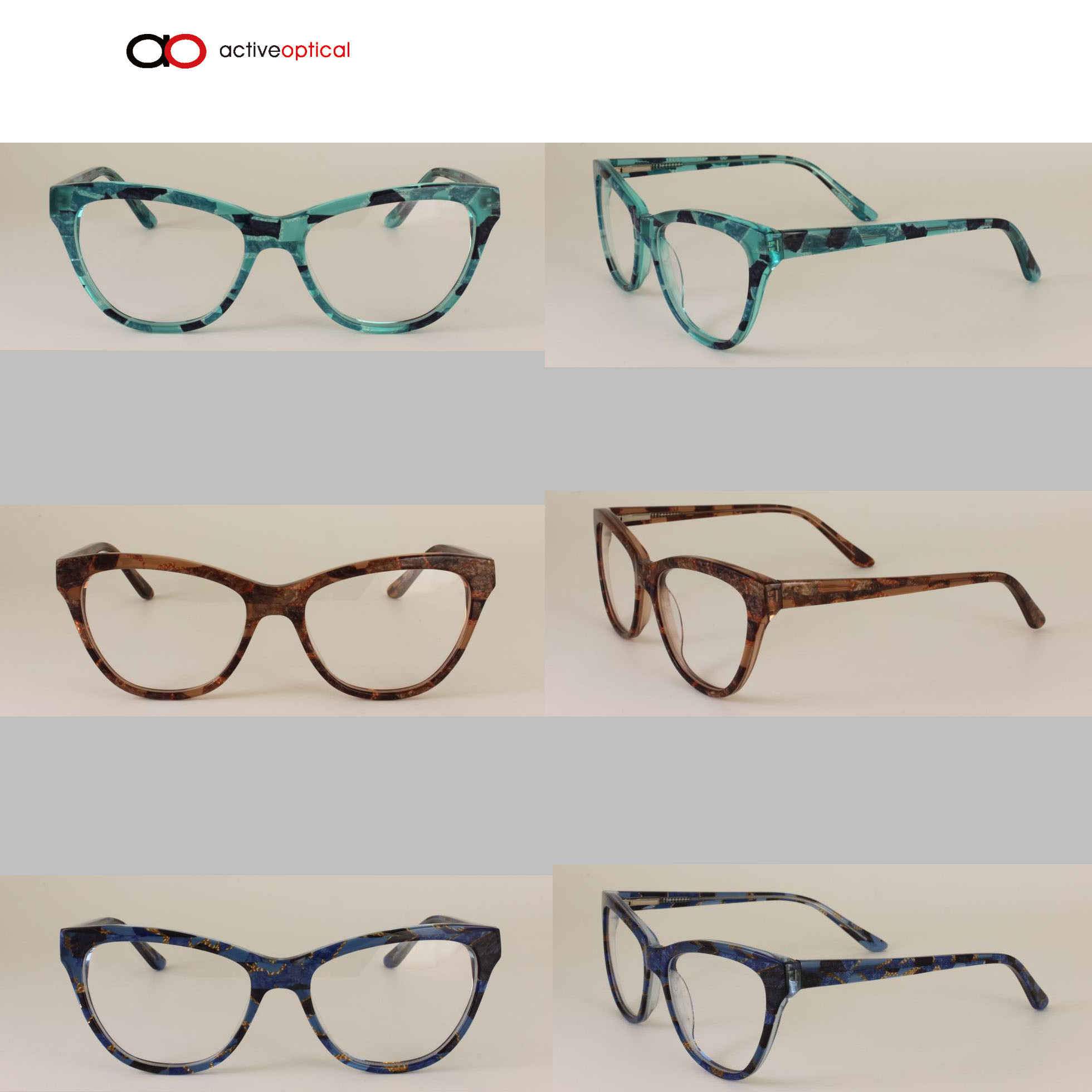 Quality Fashion Optical Frame/Acetate Optica Eyewear Frame (AC13021)