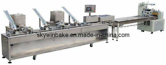 One Row (3+2) Multi-Sandwich Cream Biscuit Machine