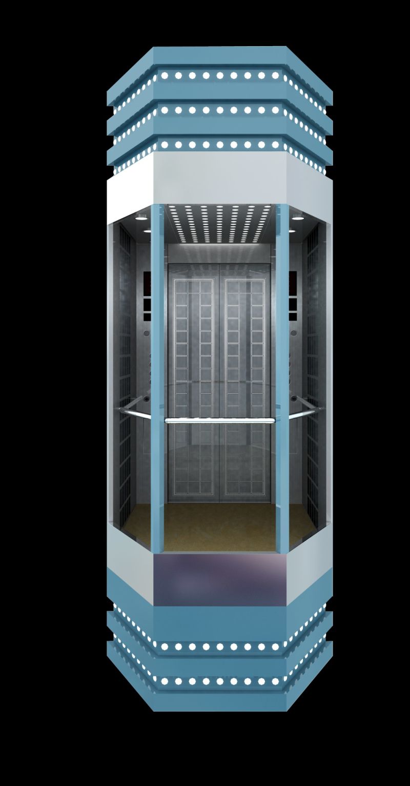 Construction Material Glass Elevator